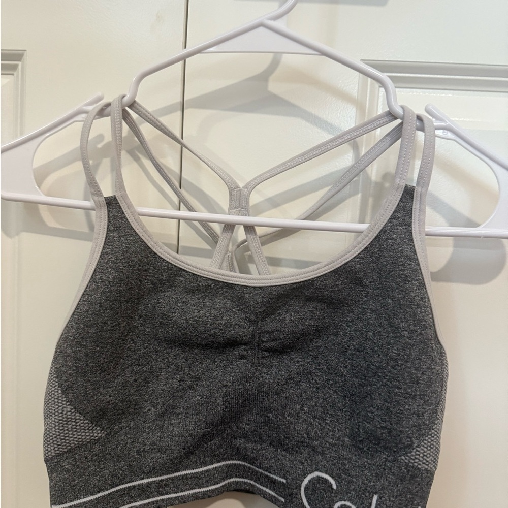 Calvin Klein Performance Gray Seamless Sports Bra